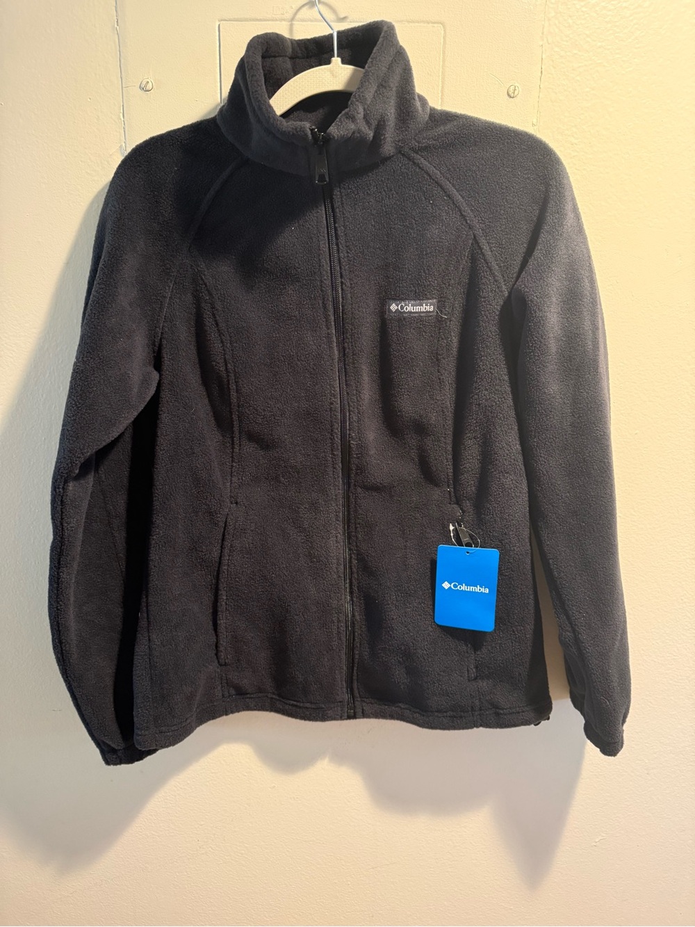 Columbia Benton Springs Full Zip Fleece Jacket Black Women’s Small NWT